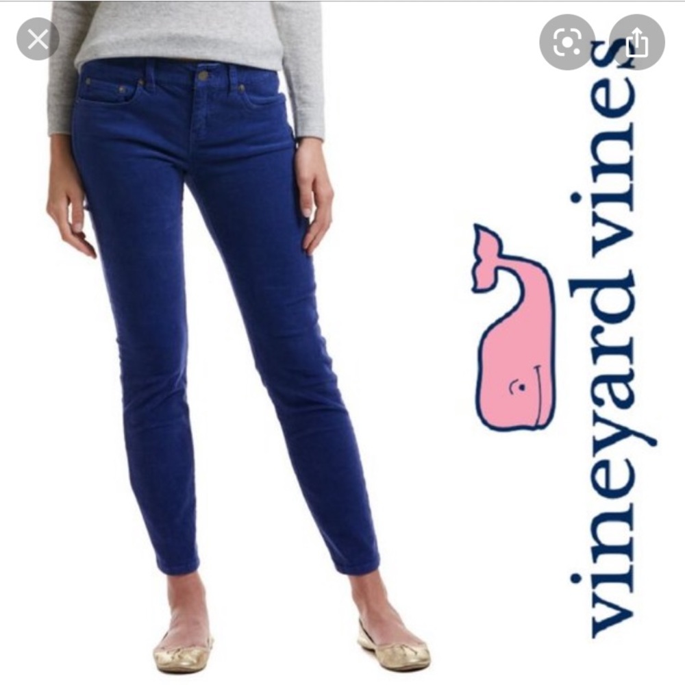Vineyard Vines Nautical Navy Corduroy Pants